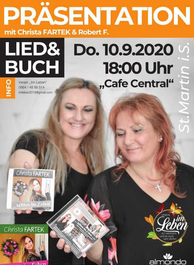 Präsentation mit Christina FARTEK & Robert F., LIED & BUCH